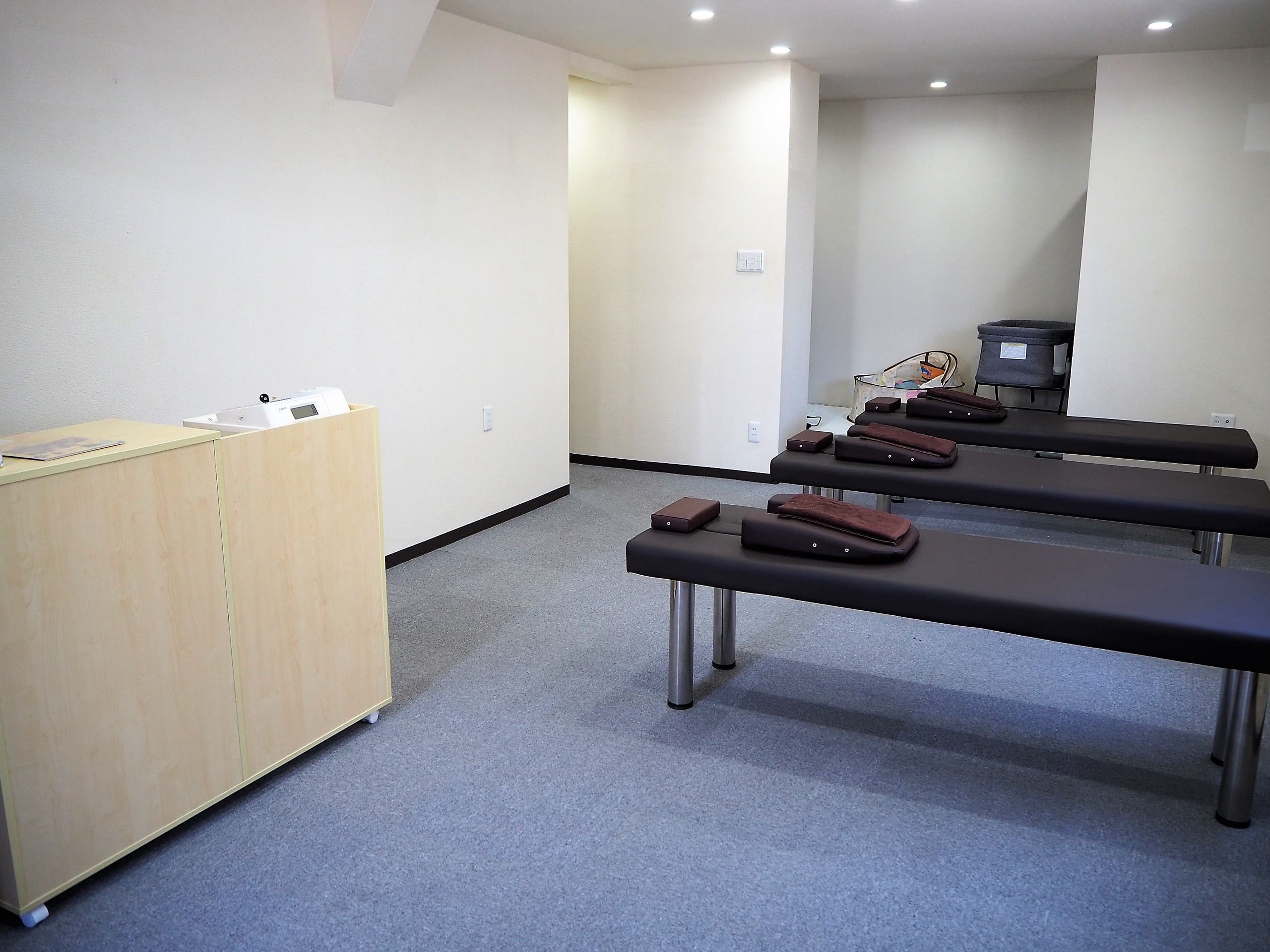 プライベートな施術空間